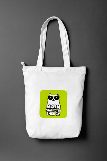 Main Character Energy — Everyday Tote Bag