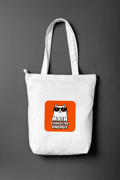 Main Character Energy — Everyday Tote Bag