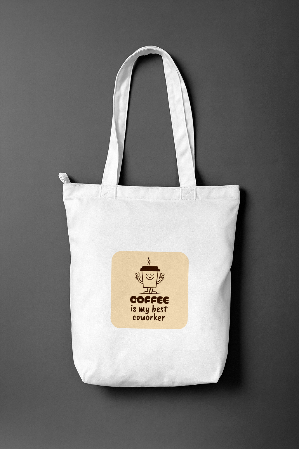 Coffee Is My Best Coworker — Everyday Tote Bag