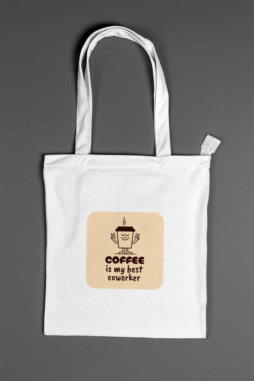 Coffee Is My Best Coworker — Classic Tote Bag