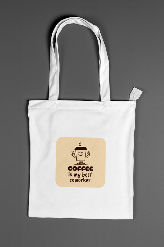 Coffee Is My Best Coworker — Classic Tote Bag